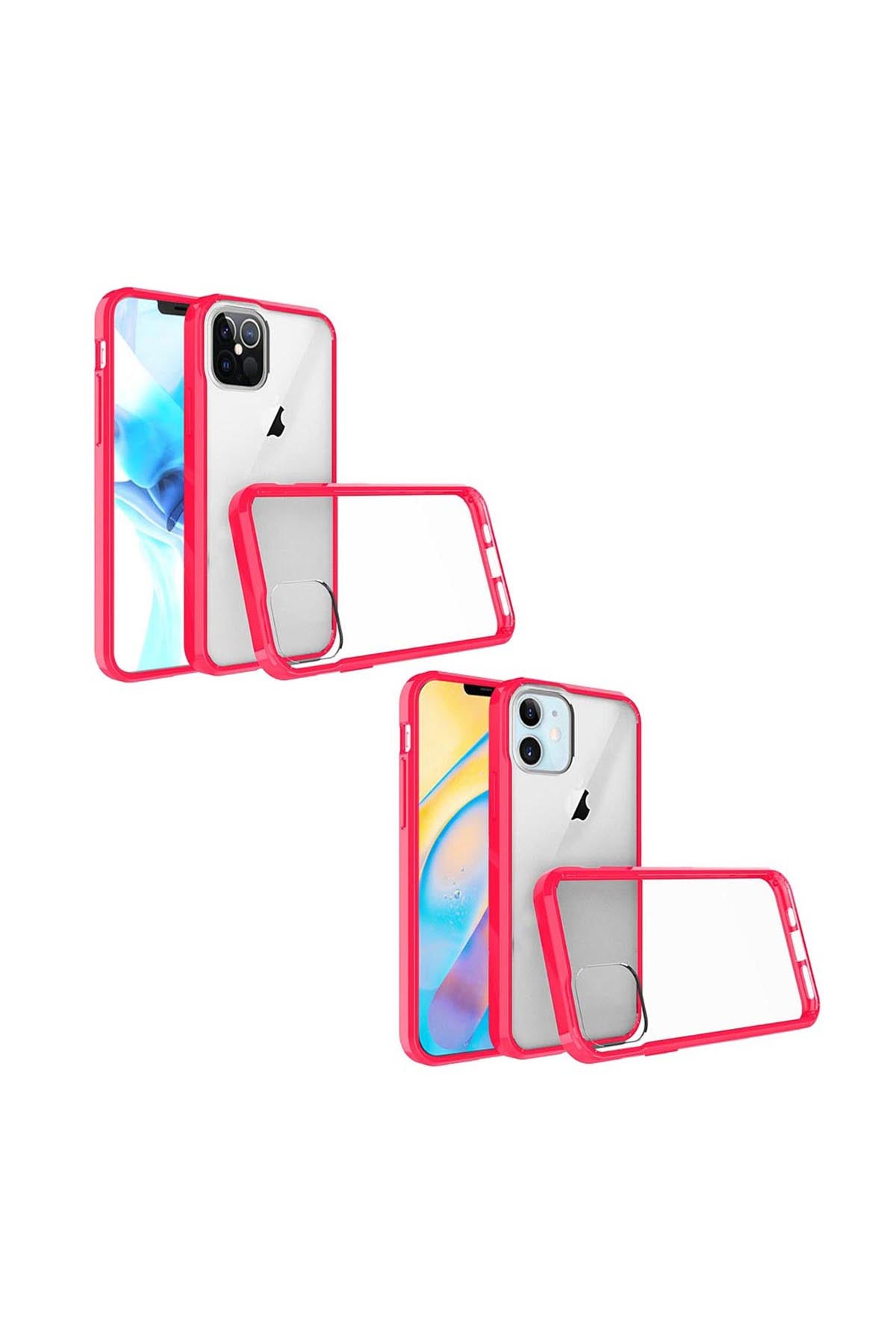 iPhone 12/Pro(6.1 only) Bumper Clear Transparent Case Cover