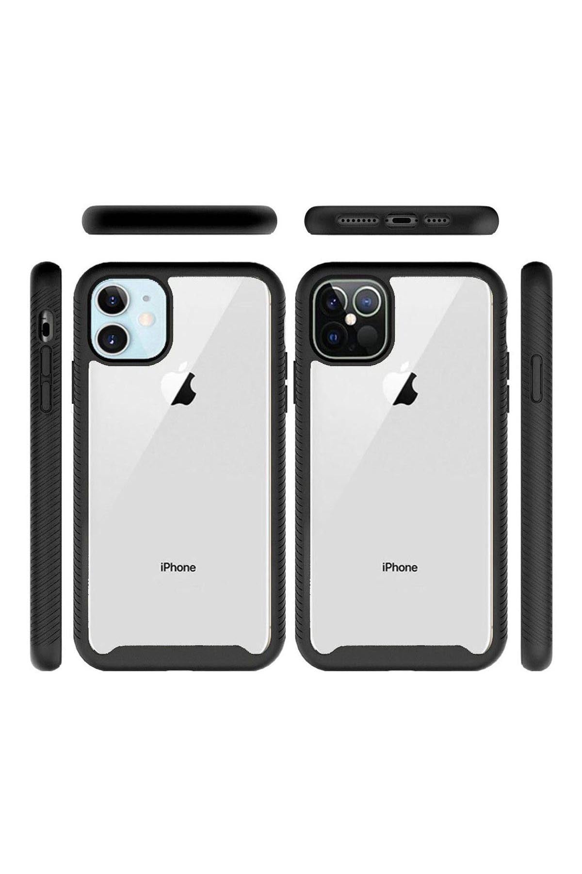 iPhone 12/Pro 6.1 Strong Bumper Shockproof Transparent Case Cover