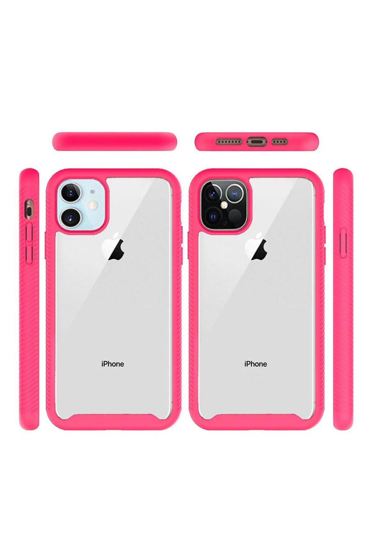 iPhone 12/Pro 6.1 Strong Bumper Shockproof Transparent Case Cover