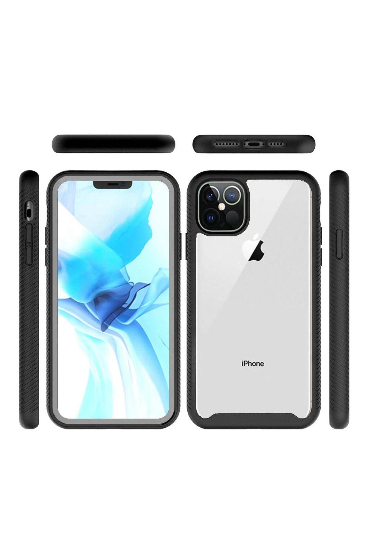 iPhone 12 Pro Max 6.7 Strong Bumper Shockproof Transparent Case Cover