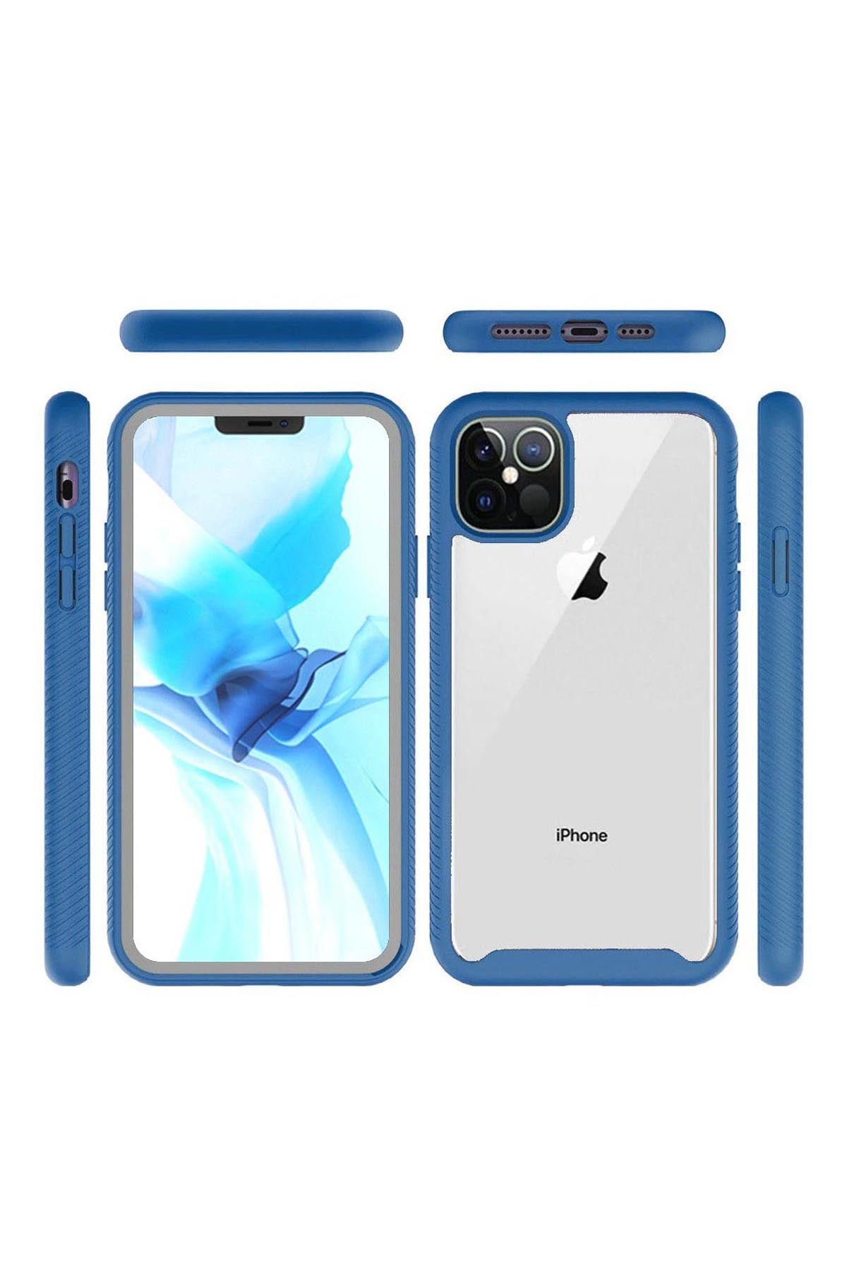 iPhone 12 Pro Max 6.7 Strong Bumper Shockproof Transparent Case Cover