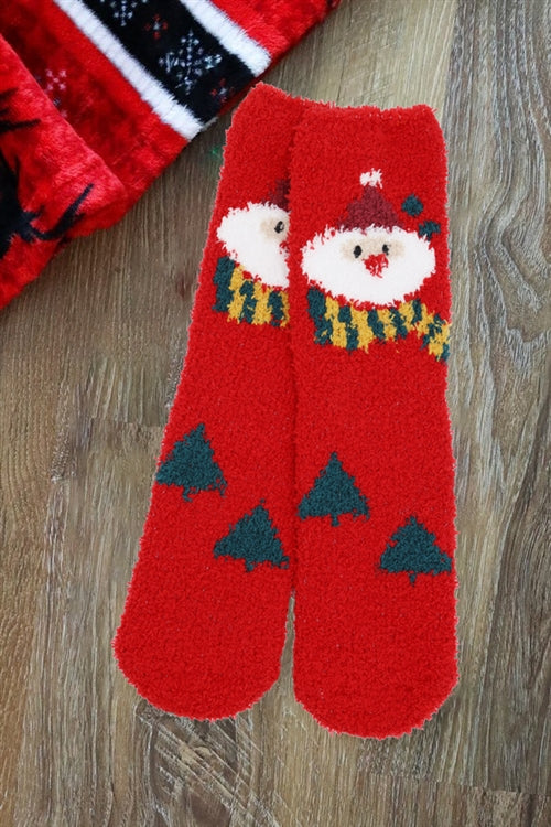 Fuzzy & Cozzy Christmas Socks Assorted 12pcs Per Pack