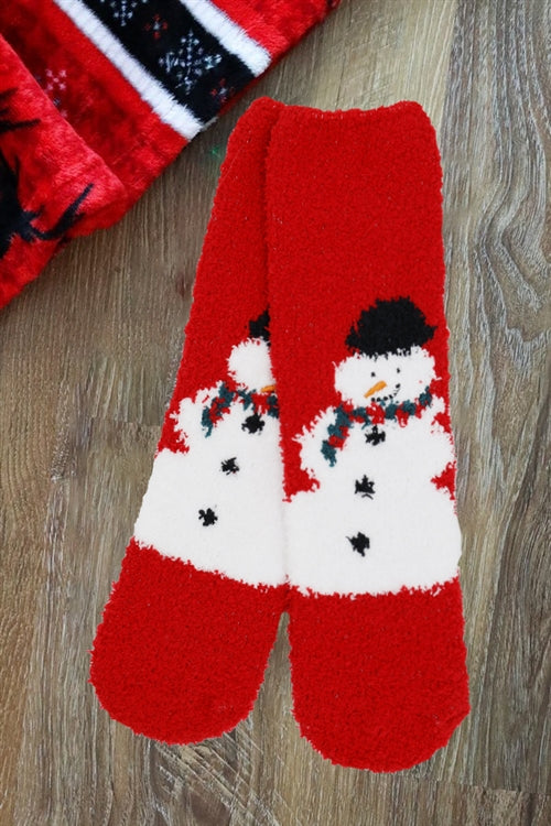 Fuzzy & Cozzy Christmas Socks Assorted 12pcs Per Pack