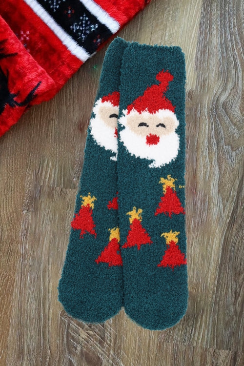 Fuzzy & Cozzy Christmas Socks Assorted 12pcs Per Pack