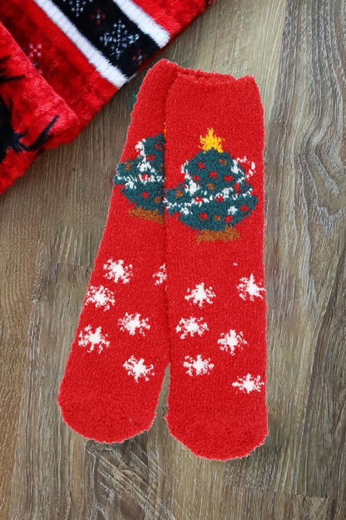 Fuzzy & Cozzy Christmas Socks Assorted 12pcs Per Pack