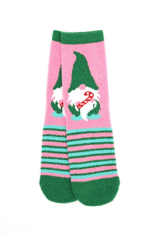 Fuzzy And Cozzy Christmas Socks Assorted 12 PCS Pack ( 4 Designs 3 Pairs each)