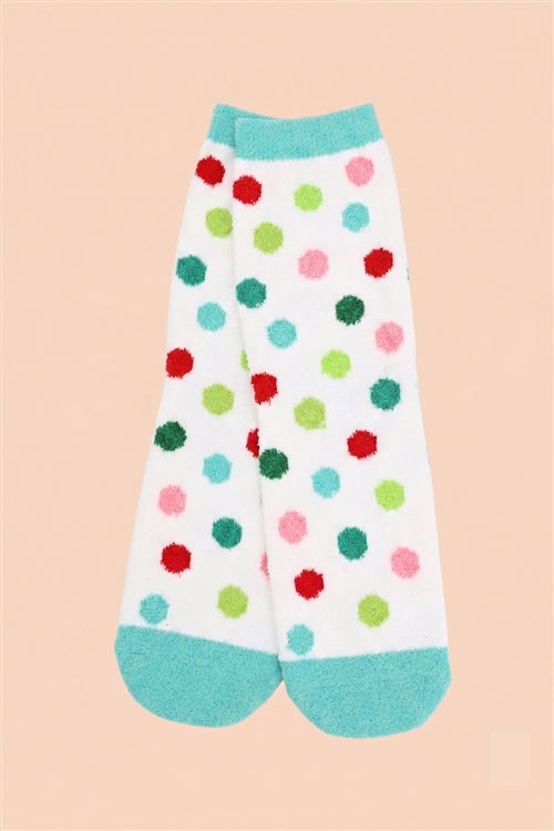 Fuzzy And Cozzy Christmas Socks Assorted 12 PCS Pack ( 4 Designs 3 Pairs each)