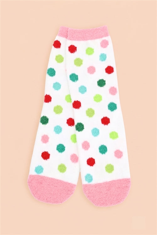 Fuzzy And Cozzy Christmas Socks Assorted 12 PCS Pack ( 4 Designs 3 Pairs each)