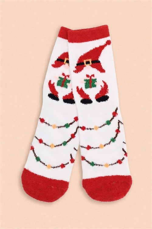 Fuzzy And Cozzy Christmas Socks Assorted 12 PCS Pack ( 4 Designs 3 Pairs each)