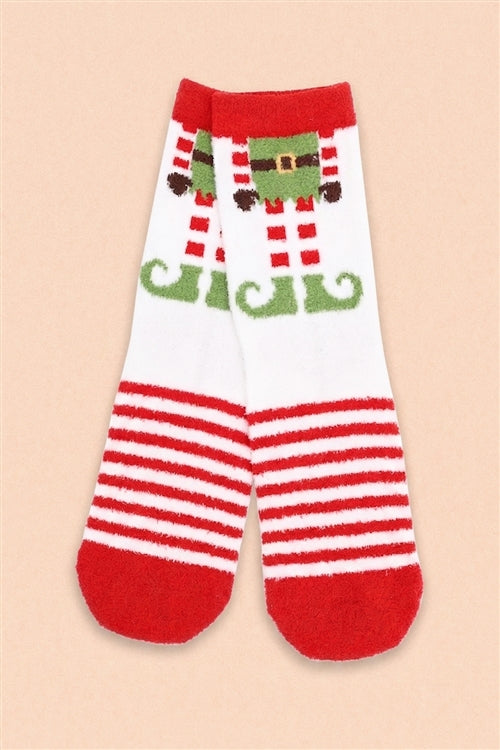 Fuzzy And Cozzy Christmas Socks Assorted 12 PCS Pack ( 4 Designs 3 Pairs each)