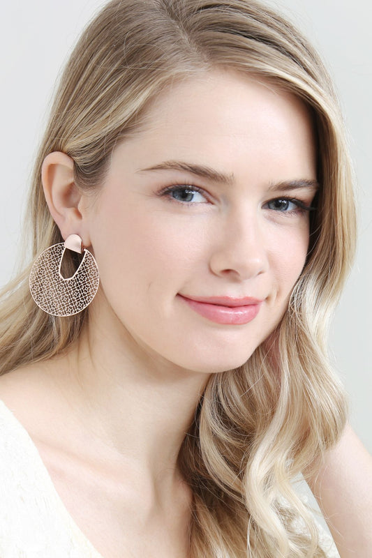 Round Filigree Earrings