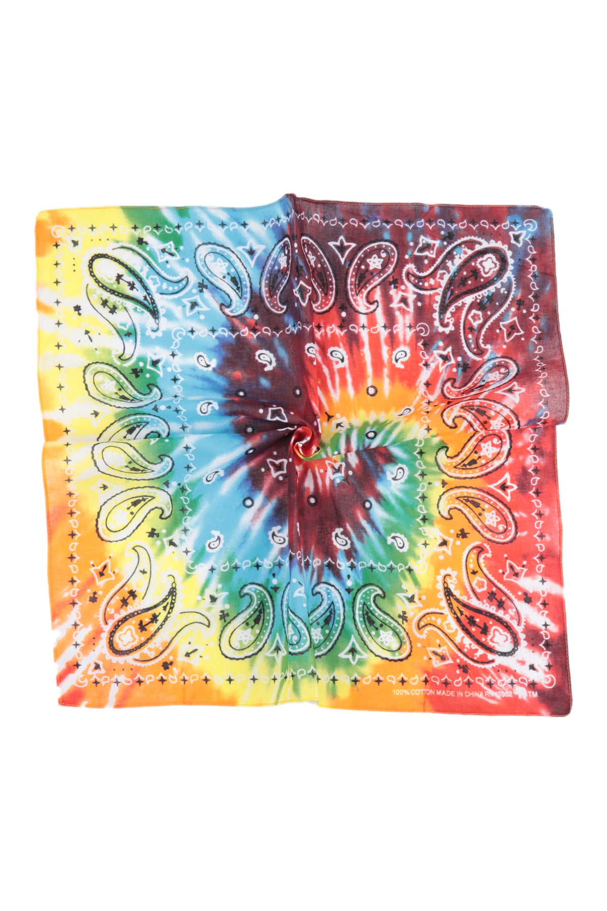 Tie Dye Paisley Print Stylish Bandana