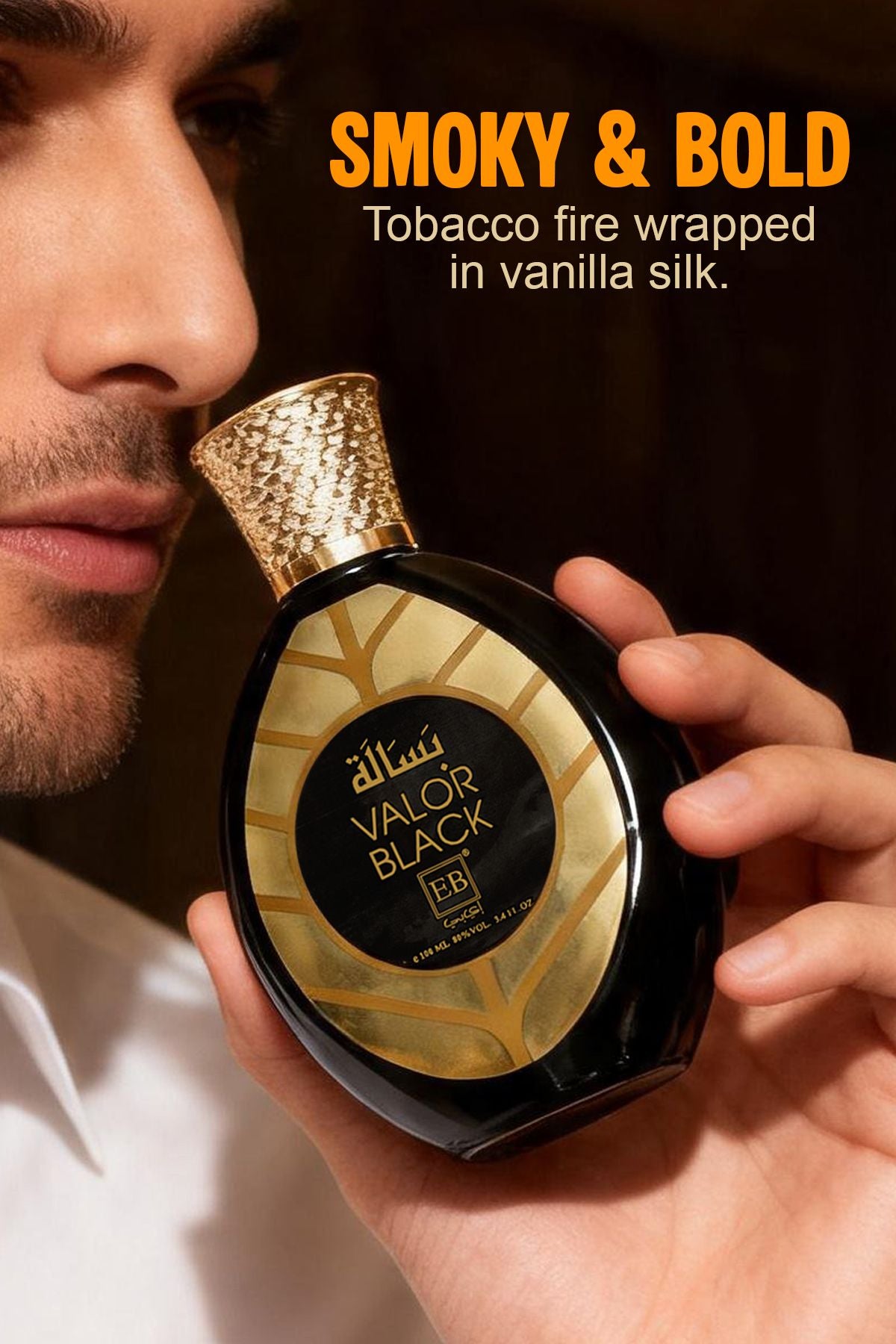 Valor Black Spray Perfume Eau De Parfum For Men 100ML/3.4FL.OZ.