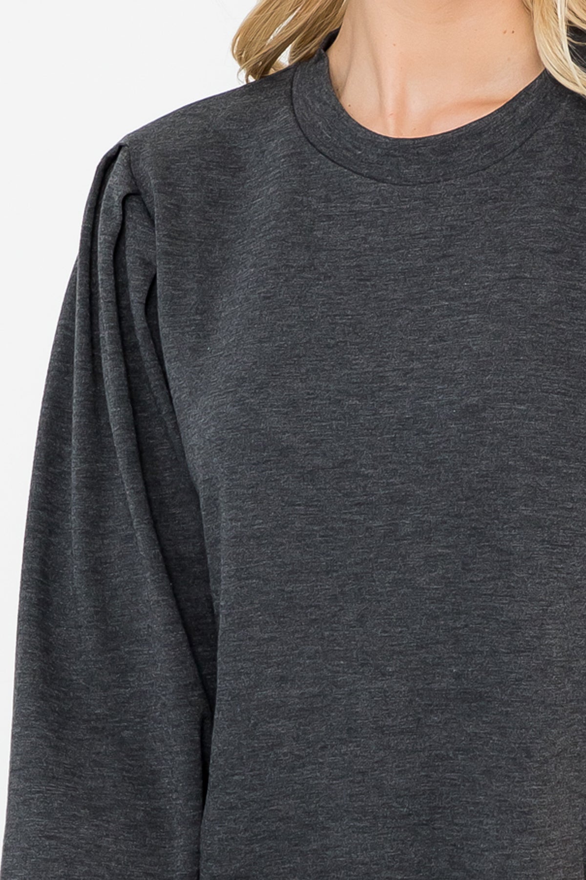 French Terry Long Sleeve Top