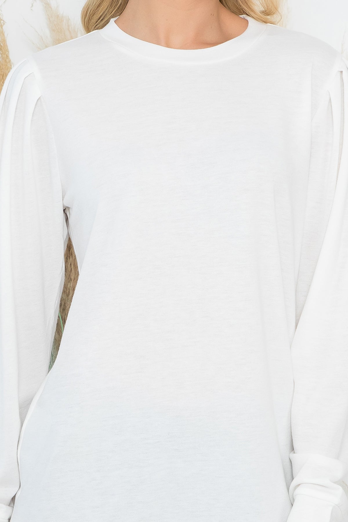 French Terry Long Sleeve Top