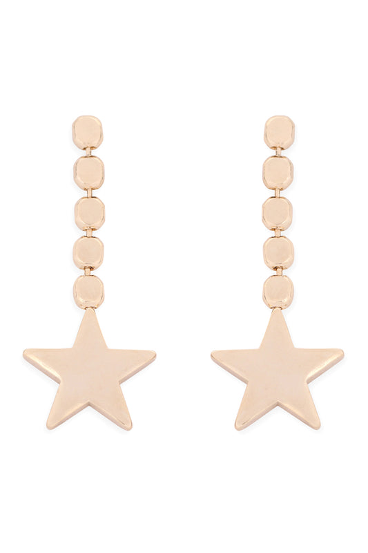 Star Dangling Earring Gold