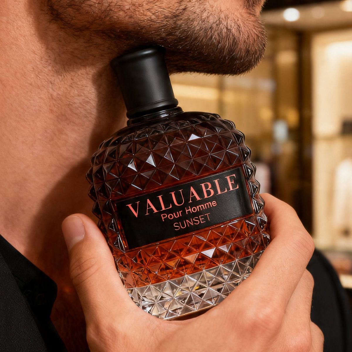 Valuable Pour Homme Paris Sunset Spray Perfume Eau De Parfum For Men 100ML/3.4FL.OZ.