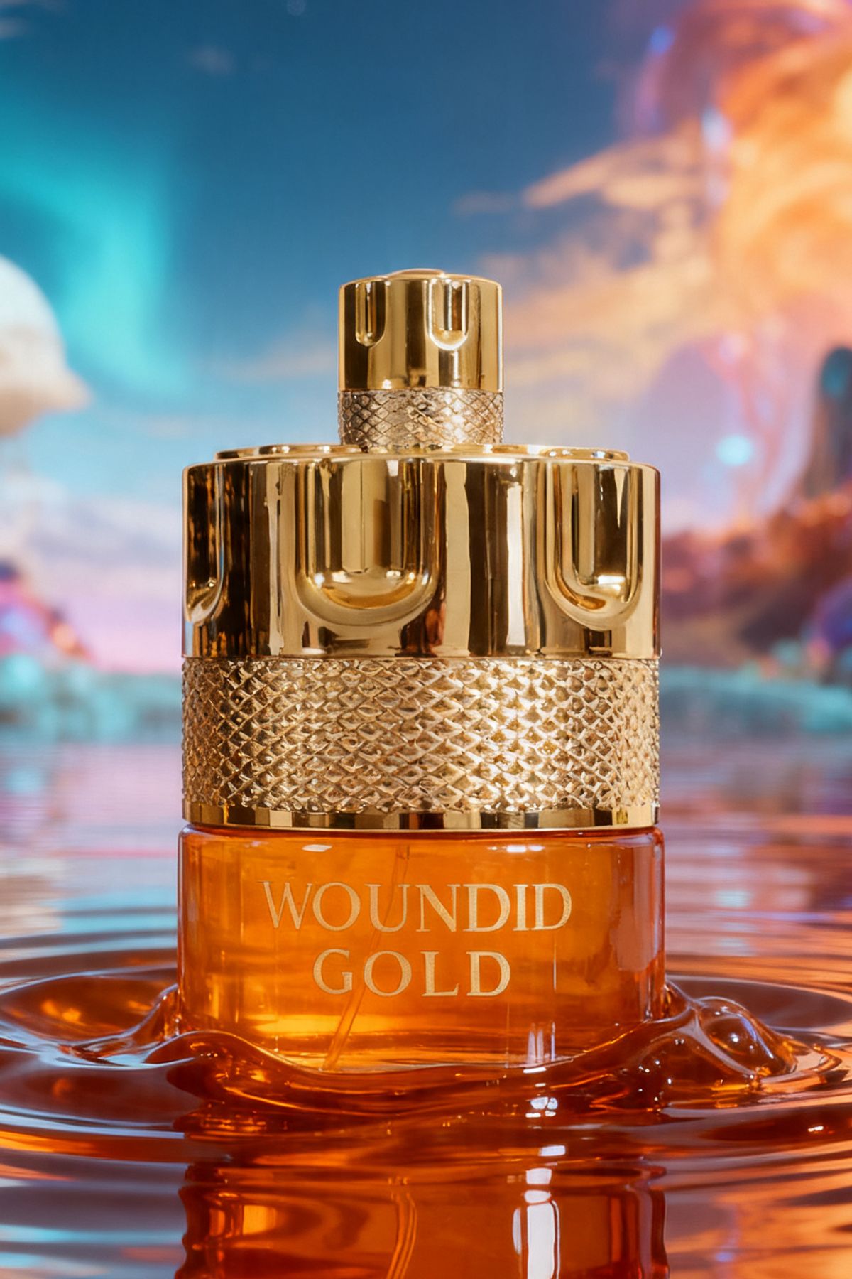 Woundid Gold Spray Cologne For Men 100ML/3.4 FL.OZ