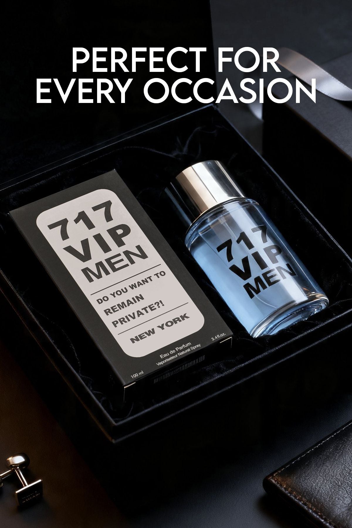 717 VIP Men Private New York Spray Perfume Eau De Parfum For Men 100ML/3.4FL.OZ.