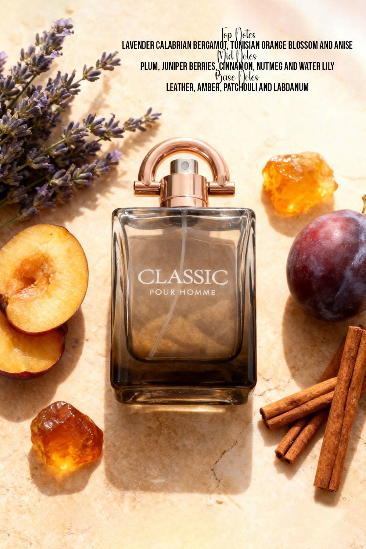 Classic Pour Homme Spray Perfume Eau De Parfum For Men 100ML/3.4FL.OZ.