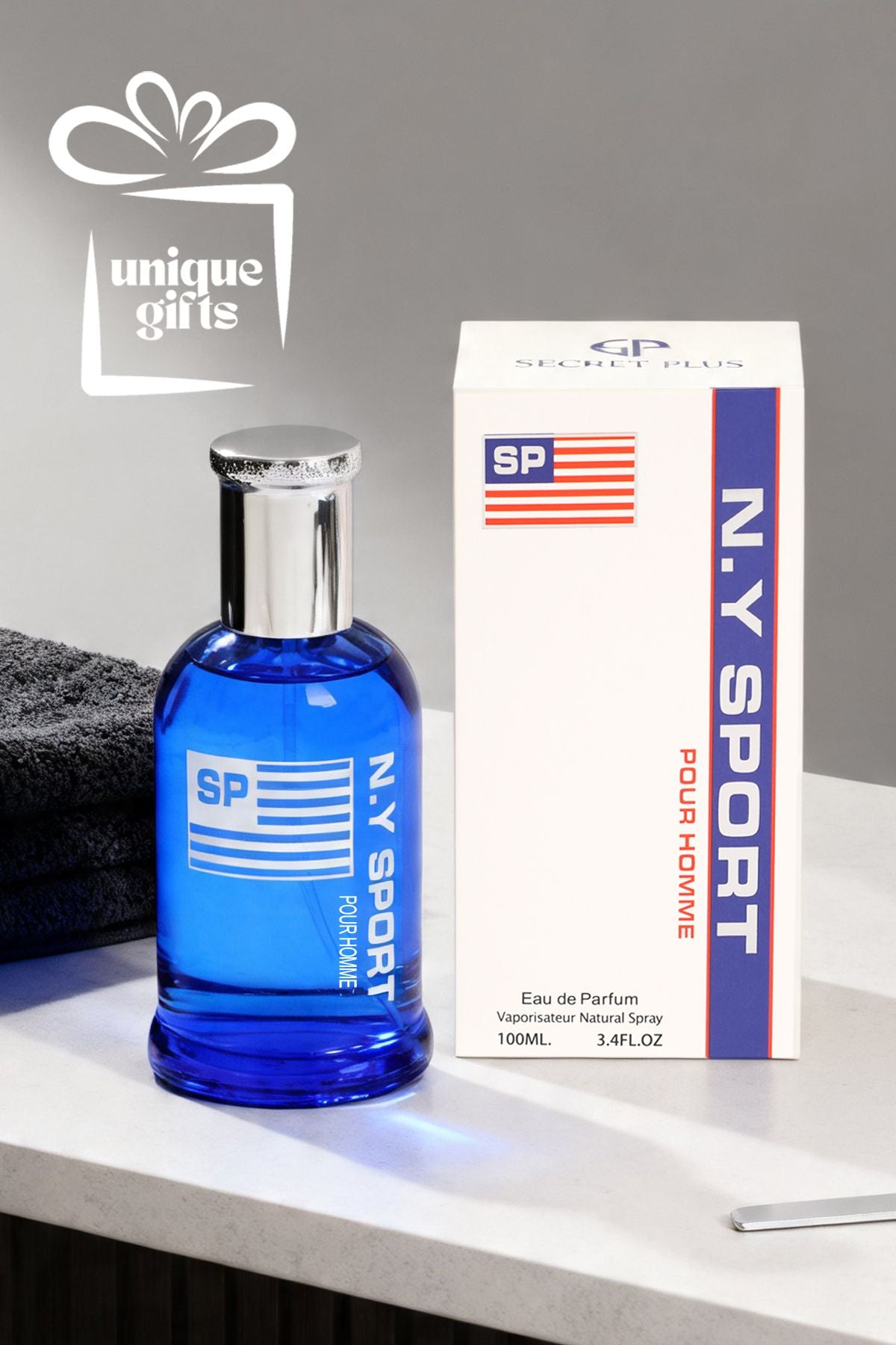 N.Y Sport Pour Homme Spray Perfume Eau De Parfum For Men - 100ML/3.4FL.OZ