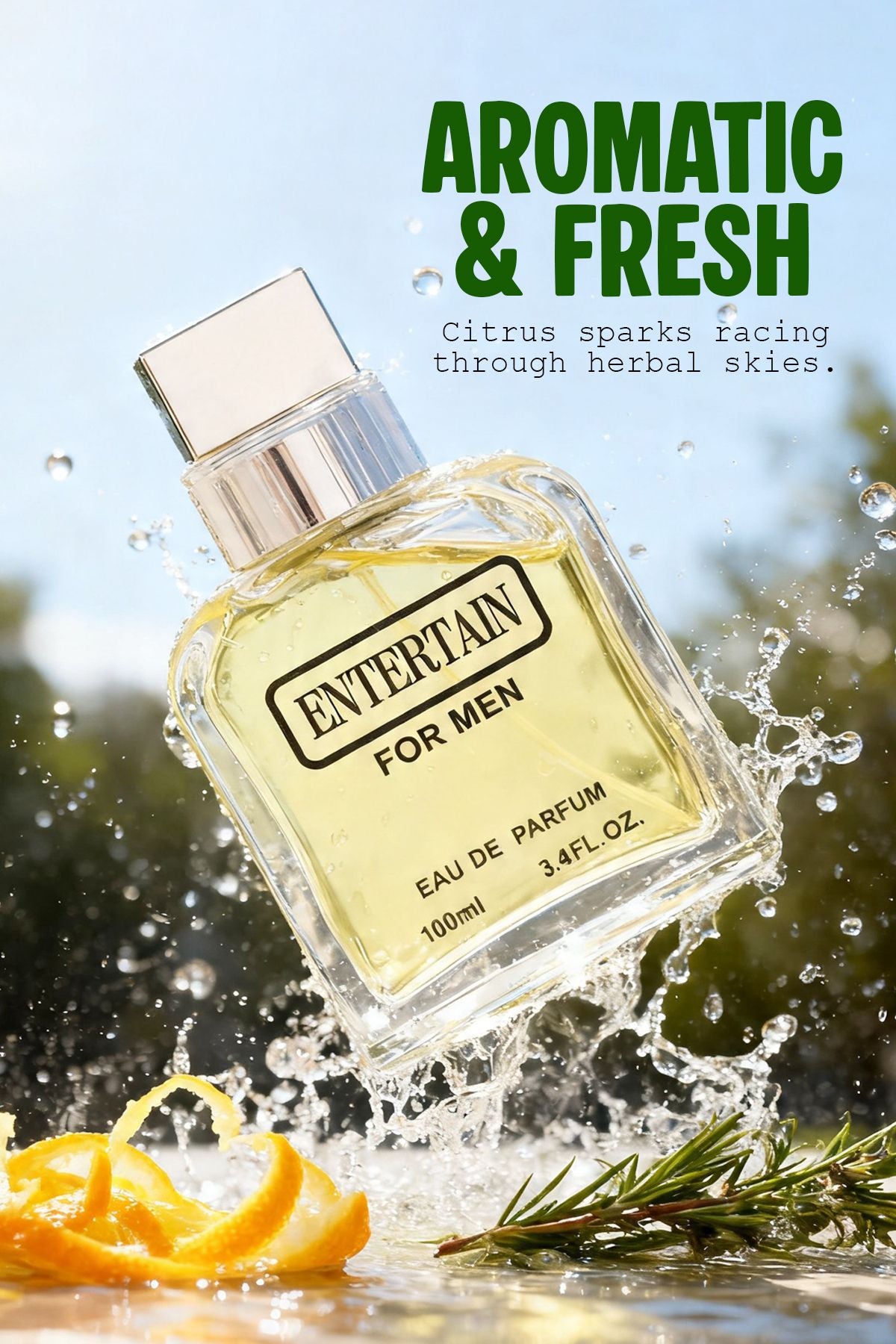 Entertain Spray Perfume Eau De Parfum For Men 100ML/3.4FL.OZ.