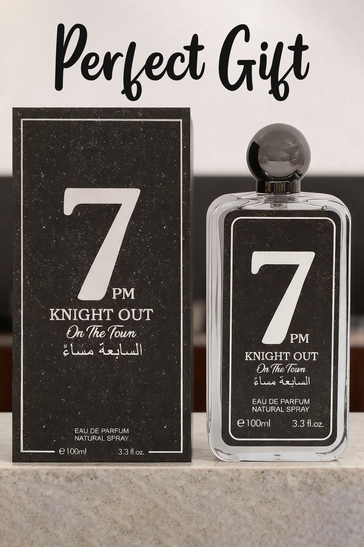 7 PM Knight Out On The Town Spray Perfume Eau De Parfum For Men And Women 100ML/3.3FL.OZ.