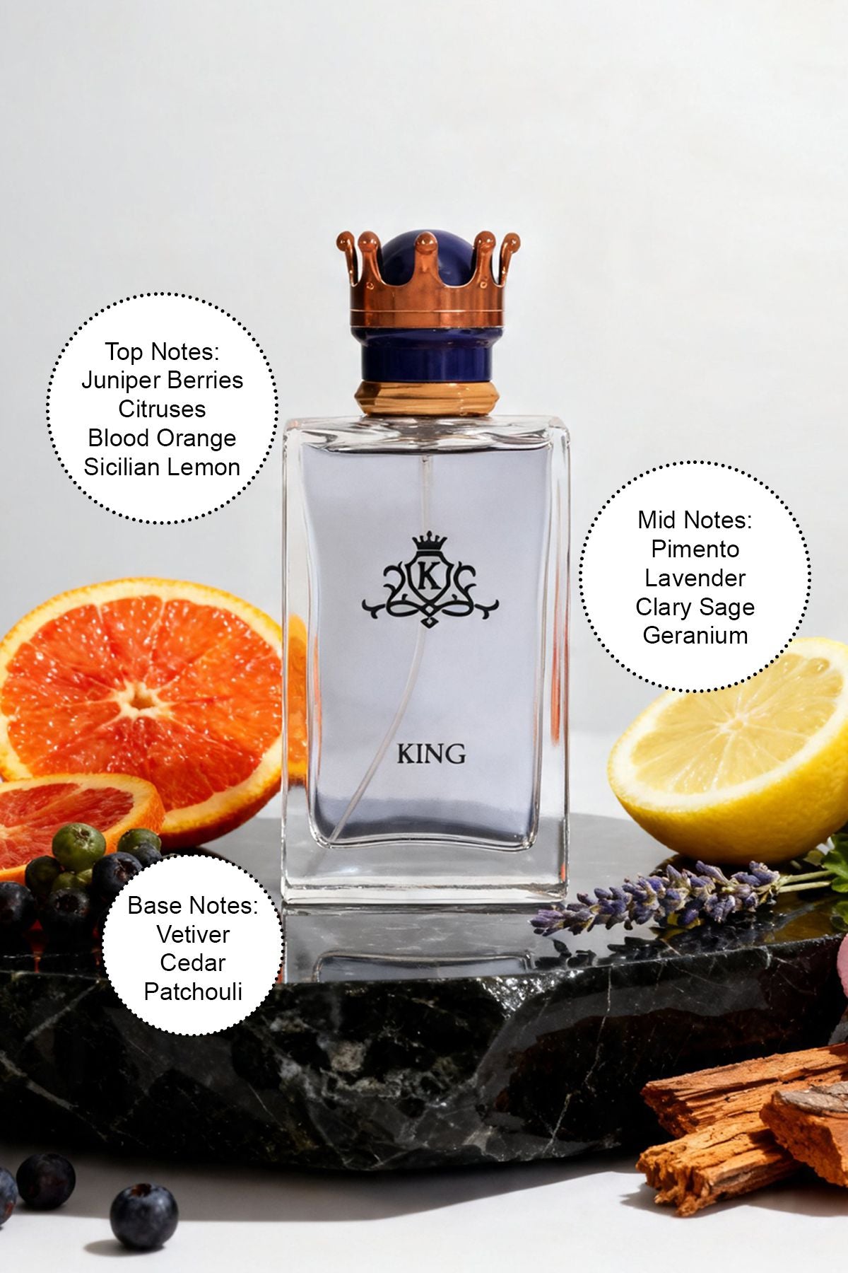 King Spray Perfume Eau De Parfum For Men 100ML/3.4FL.OZ.